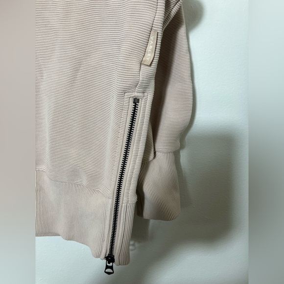 Varley Milton Sweat Sweatshirt Womens Size XS oversized Pullover Rib Knit Cowl - Picture 3 of 10